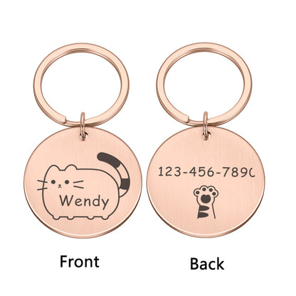 Customized Collar Tags Necklaces ID Harness