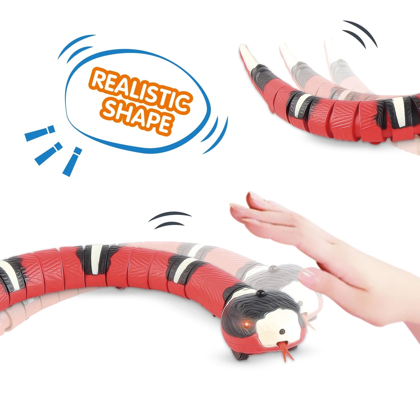 Creative Smart Sensing Cat Toys Electric Snake