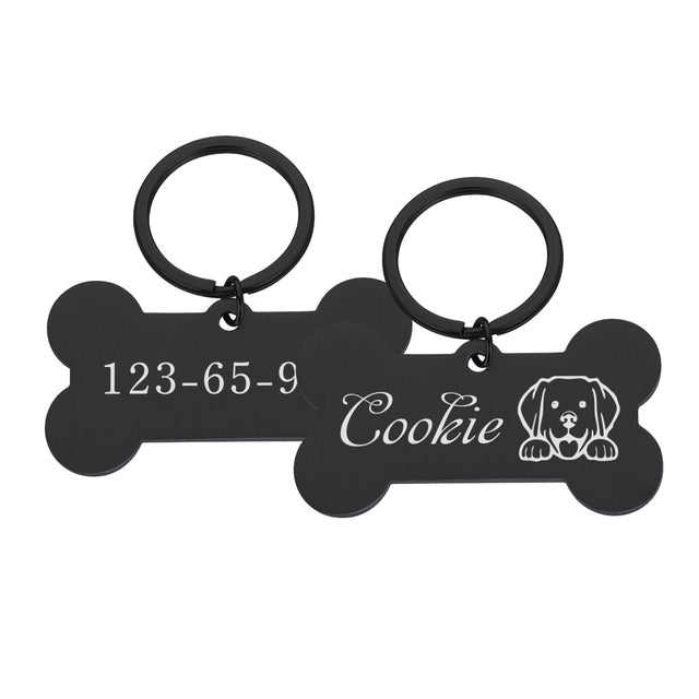 Double-side Customized Name Address Tags