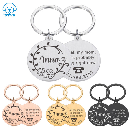 Dog Tags Engraved Anti Lost Tag