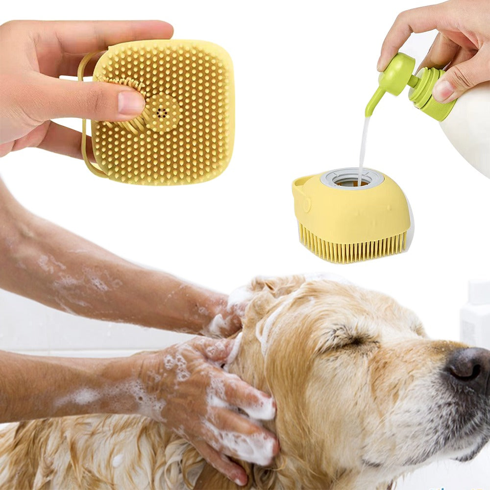 Puppy Dog Bathroom Brush Shower Bath Pet Grooming