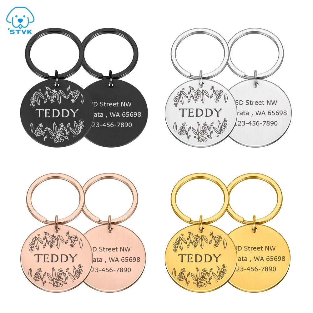 Dog ID Tags Tel Adress High Quality