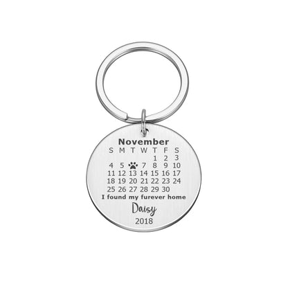 Custom Dogs Name Calendar Tags