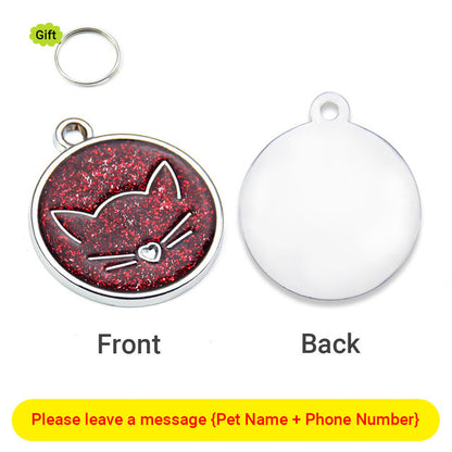 Personalized Engraving Name Tags Dog Collar