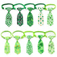 St Patrick Day Bow Tie Clover Dog Supplies