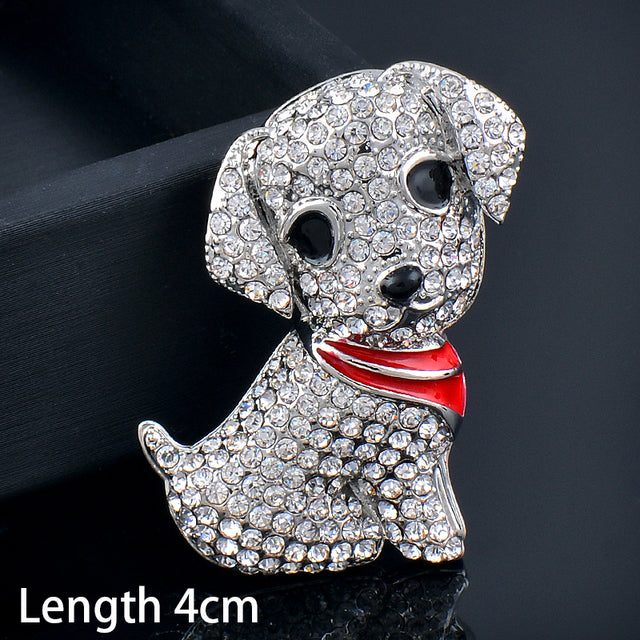 Dog brooches women fashion jewelry
