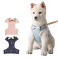 Cute Bowknot Adjustable Control Dog Vest Leashes