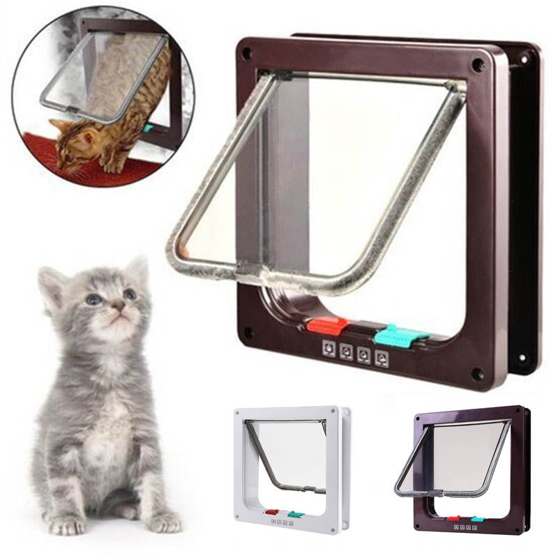 Pet Door 4 Way Lockable Door Security