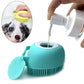 Cat and dog silicone bath brush massage care soft Pet Grooming