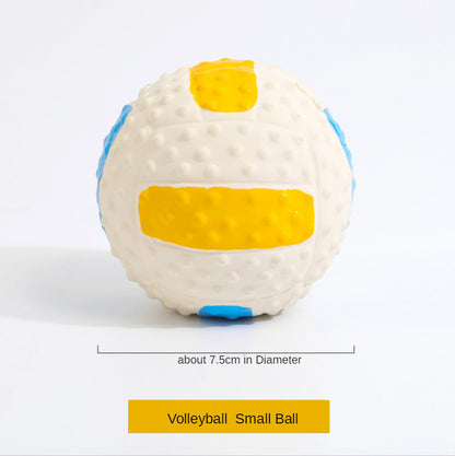 Dog Squeak Sound Toys Funny Throwing Balls