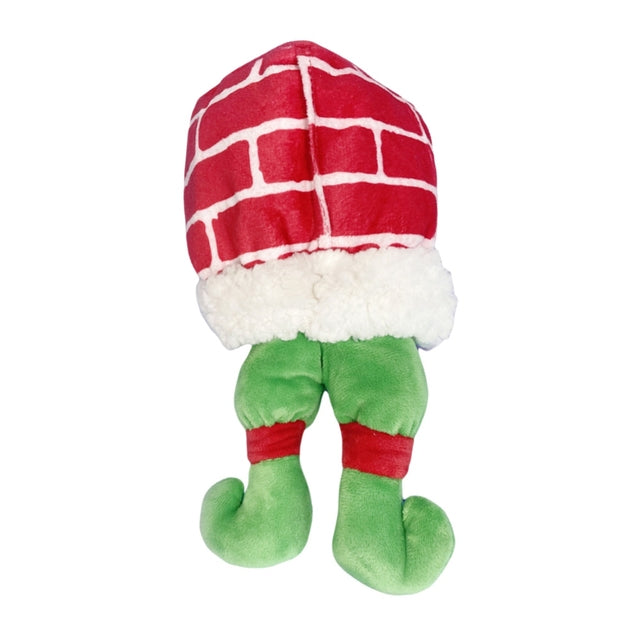 Dog Chew Squeaky Toy Durable Stuffed Santa Claus