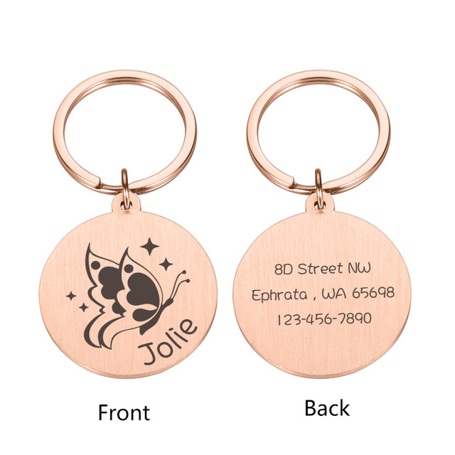 Small Dog ID Tag Personalized Collar