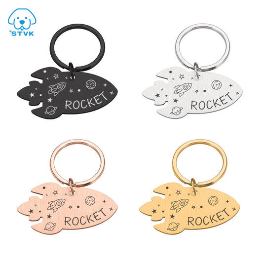 Dog Collar Custom Dogs Anti-lost Name Tags Pendant