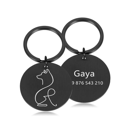 Dog Tag Stainless Steel Name Free Engraved