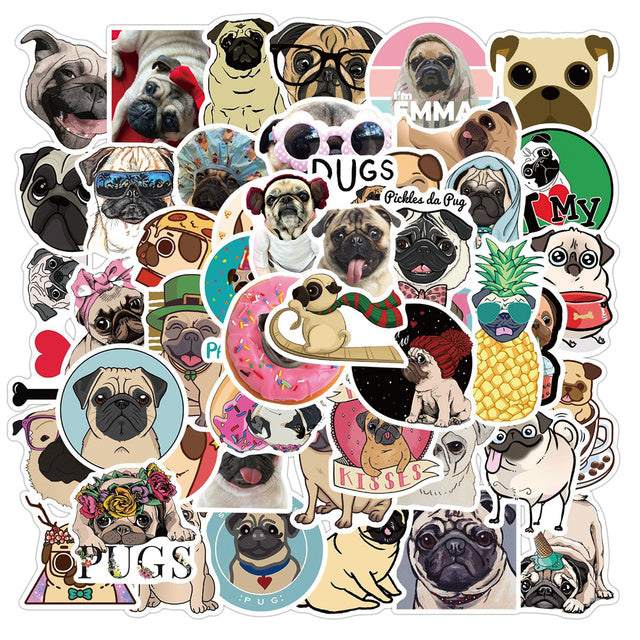 Pug Dog Stickers For Notebooks Stickers
