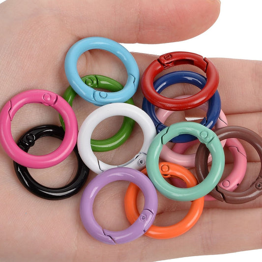 Metal Spring Gate Keyring Strap Buckle