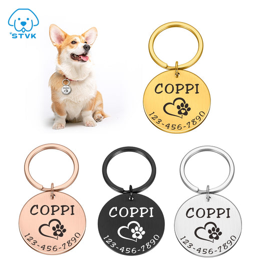 Personalized Collar Pet Dogs ID Tag