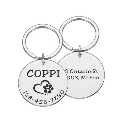 Personalized Collar Pet Dogs ID Tag