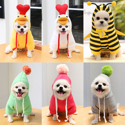 Hoodie Sweater Winter Clothes for Small Dogs