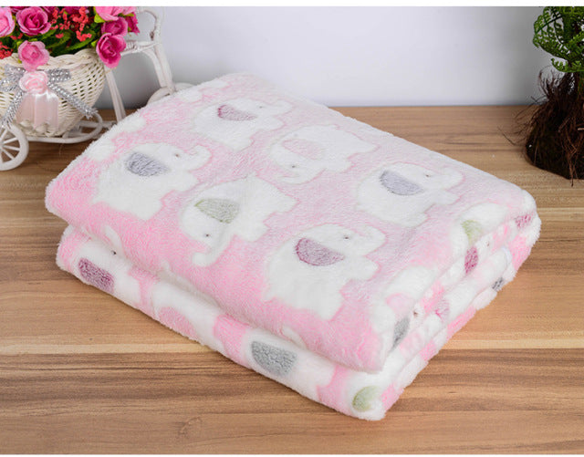 Fleece Dog Blanket Coral Fleece