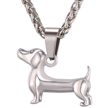 U7 Necklace Dachshund Pendant