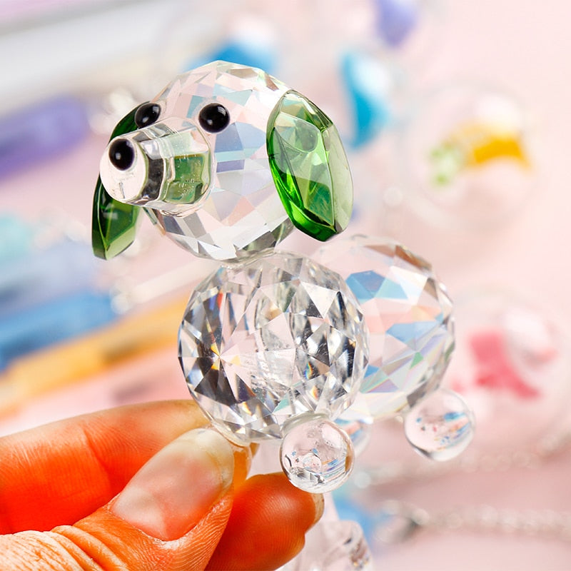 K9 Crystal Lovely Dog Figurine