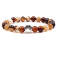 Colourful Natural Stone Beads Bracelets Dog Foot