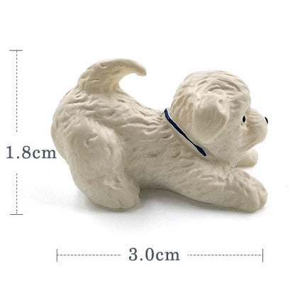 Dog Miniature Figurine Lifelike