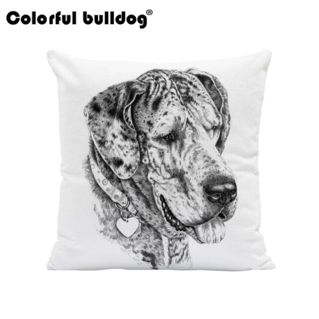 Greyhound Cushion Cover Dog Danes