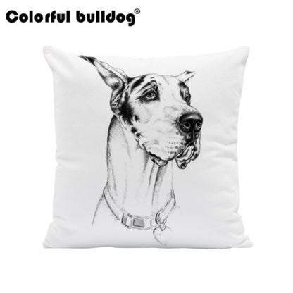 Greyhound Cushion Cover Dog Danes