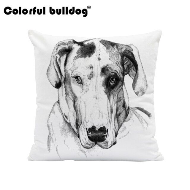 Greyhound Cushion Cover Dog Danes