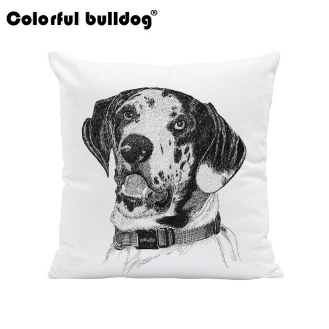 Greyhound Cushion Cover Dog Danes