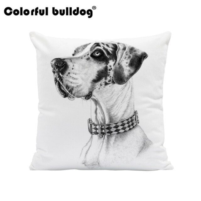 Greyhound Cushion Cover Dog Danes