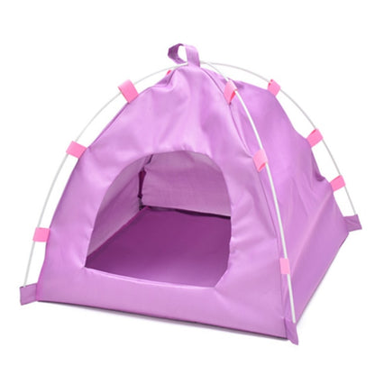 Four-corner pet dog house outdoor Summer tent