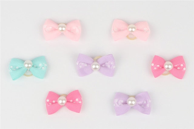 Small Dogs Grooming Bows Hair Clips Pet Grooming