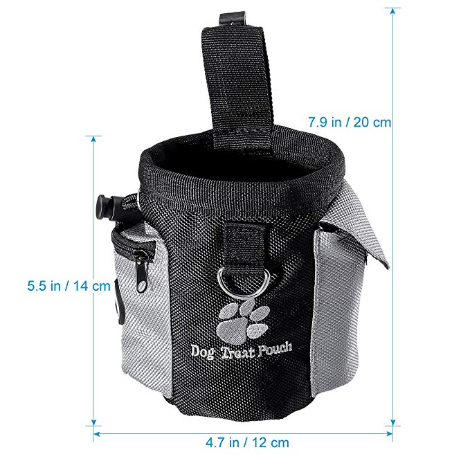 Dog Treat Pouch Drawstring Carries