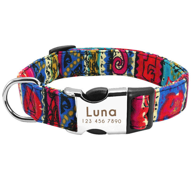 Custom Pet Dog Collar Personalized Collar