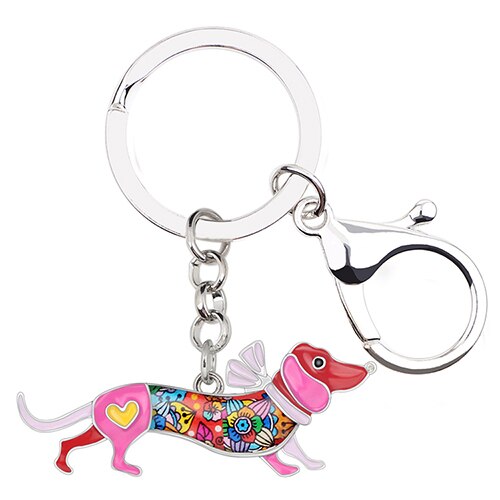 Collar Dachshund Dog Key Chains