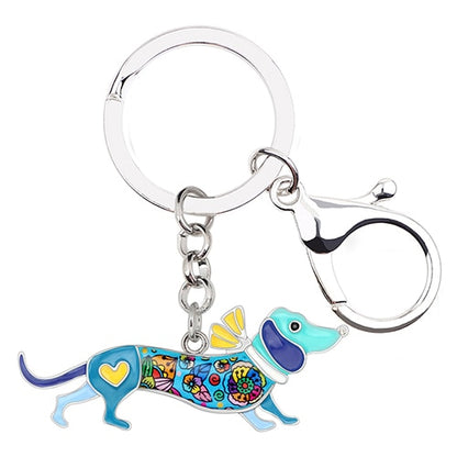 Collar Dachshund Dog Key Chains