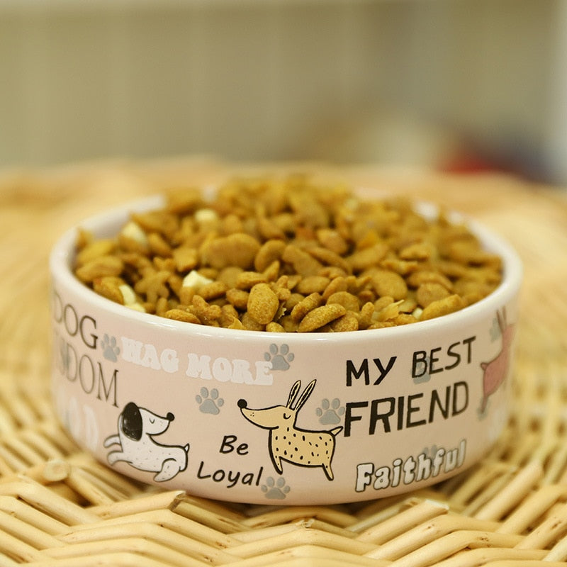 Pet Feeders Thick Non-slip Bowls