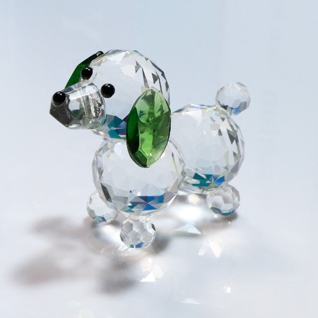 K9 Crystal Lovely Dog Figurine