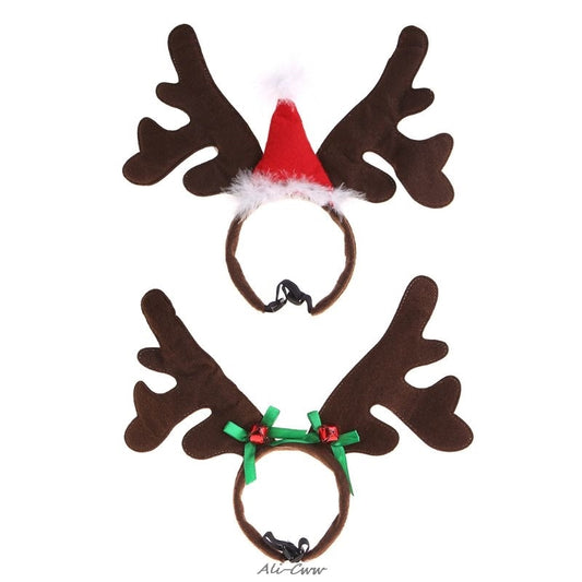 Christmas Pet Headband Deer Horn