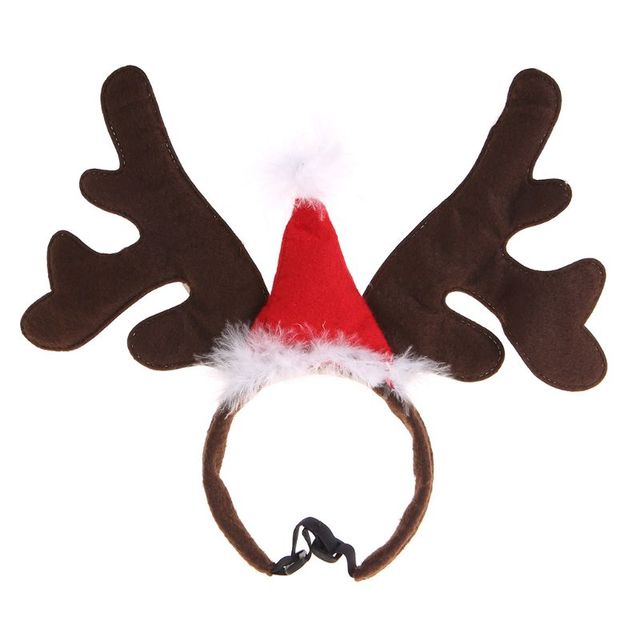 Christmas Pet Headband Deer Horn